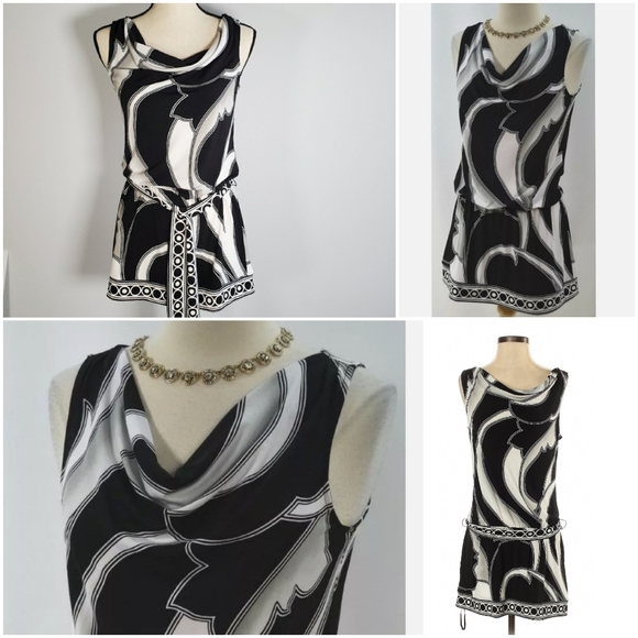 White House Black Market Tops - WHBM Print Tunic or Mini Dress